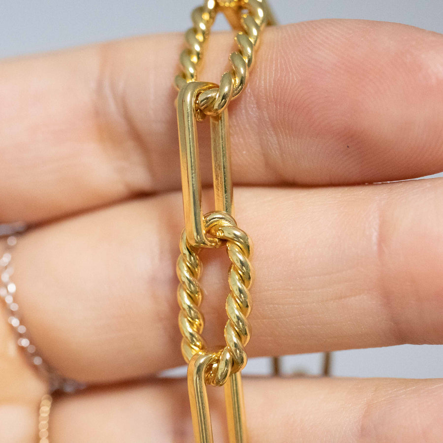 The Twisted Paperclip Bracelet